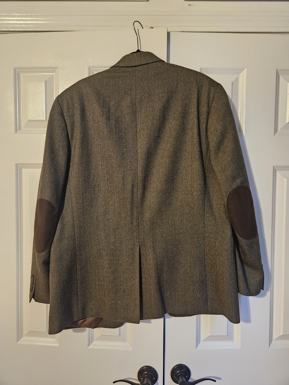 Ralph Lauren Brown Wool Sport Jacket with Dark Brown Elbow Patches